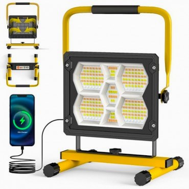 Güneş Enerjili 400 Ledli Powerbank Projektör 