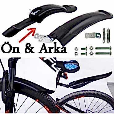 Ön ve Arka Bisiklet Çamurluk Seti
