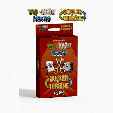 Taş Kağıt Makas Eğlenceli Kart Oyunu 