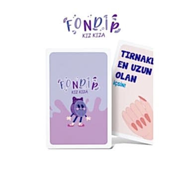 Fondip Kız Kıza Kart Oyunu 