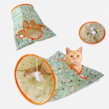 Hışırtılı Kedi Oyun Tüneli Çantası 